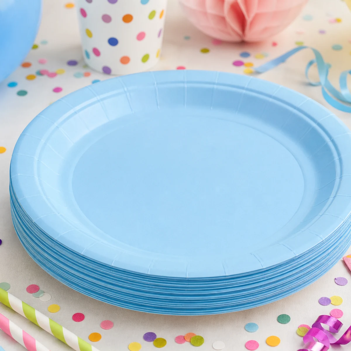 Pale Blue Plates