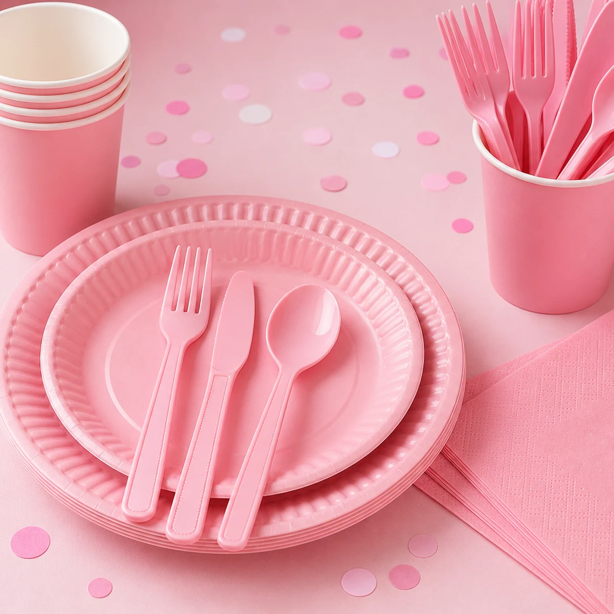 Pink Cutlery